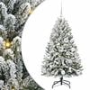 vidaXL K&uuml;nstlicher Weihnachtsbaum 120 cm 150 LEDs Warmes Wei&szlig;