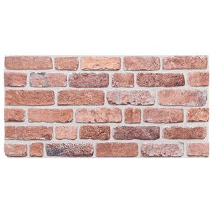 vidaXL 3D-Wandpaneele 10 Stk. Rot 100x50 cm EPS