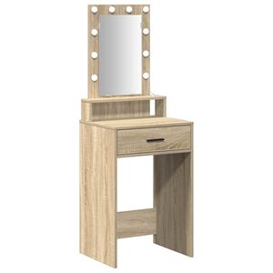 vidaXL Schminktisch Braun 50 x 41 x 140 cm Holzwerkstoff
