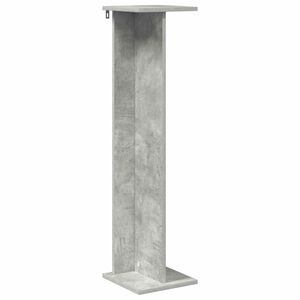 vidaXL Pflanzenst&auml;nder Betongrau 25 x 25,5 x 100,5 cm Holzwerkstoff
