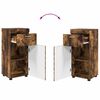 vidaXL Badezimmerm&ouml;bel-Set TULUM Ger&auml;ucherte Eiche Holzwerkstoff