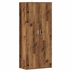 vidaXL Schuhschrank Altholz-Optik 80&times;39&times;178 cm Holzwerkstoff