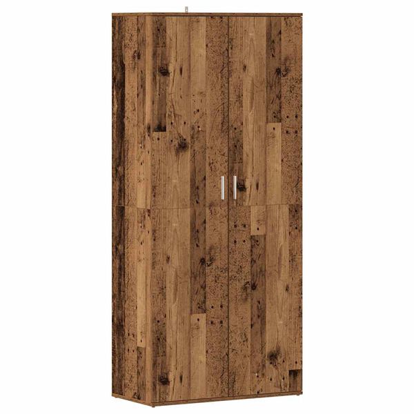 vidaXL Schuhschrank Altholz-Optik 80&times;39&times;178 cm Holzwerkstoff