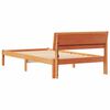 vidaXL Bettrahmen Wachsbraun 75 x 190 cm Massives Kiefernholz