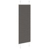 vidaXL Plissee Schwarz 45x100 cm Stoffbreite 44,4 cm Polyester