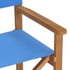 vidaXL Regiest&uuml;hle 2 Stk. Massivholz Teak Blau