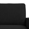 vidaXL Sofa 2 pcs Schwarz