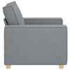 vidaXL Sofa Stuhl Hellgrau 100x78x84 cm Stoff