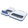 Bestway Hydro-Force Schwimmende Insel 2 pcs Wei&szlig; und Blau PVC