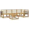 vidaXL Outdoor-Sofagarnitur 6 stk. Wei&szlig; Massivholz Akazie