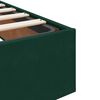 vidaXL Ottoman-Bett mit Matratze Dunkelgr&uuml;n 120x190 cm Samt