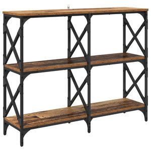 vidaXL Konsolentisch Altholz 100 x 28 x 80,5 cm Holzwerkstoff