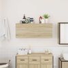 vidaXL Bad-Wandschrank Sonoma-Eiche 100x25x40 cm Holzwerkstoff