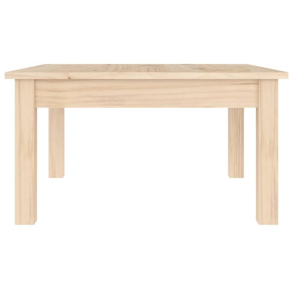 vidaXL Couchtisch 55x55x30 cm Massivholz Kiefer