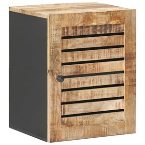 vidaXL H&auml;ngeschrank mit Speicher Braun und Schwarz 38 x 33,5 x 48 cm