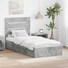 vidaXL Aufbewahrungsbett Beton Grau 90 x 200 cm Holzwerkstoff