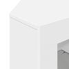 vidaXL Eck-LED-TV-Schrank Wandmontiert Wei&szlig; 100x40x68cm Holzwerkstoff