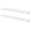 vidaXL Wandregale 4 Stk. Wei&szlig; 100 cm