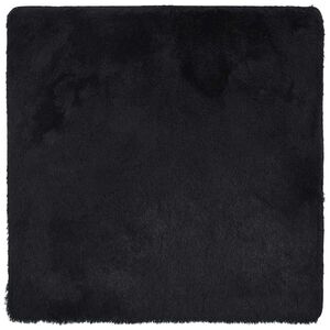 vidaXL Teppich Shaggy Hochflor NAVARRA Schwarz 160x160 cm Polyester