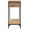 vidaXL Konsolentisch Artisan-Eiche 100 x 34,5 x 75 cm Holzwerkstoff