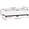 vidaXL Hochbeet 80x40x23 cm Polypropylen
