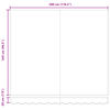 vidaXL Markise Manuell Einziehbar mit LED 300x250 cm Orange & Braun