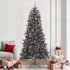 vidaXL K&uuml;nstlicher Weihnachtsbaum Gr&uuml;n 240 cm PVC, Plastik und Stahl