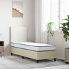 vidaXL Memory-Schaum-Matratze 70x200x17 cm Weich Wei&szlig;