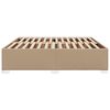 vidaXL Bettgestell Cappuccino-Braun 180x200 cm Kunstleder