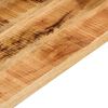 vidaXL Tischplatte 120x60x1,5 cm Rechteckig Raues Massivholz Mango