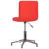 vidaXL Esszimmerst&uuml;hle 6 Stk. Drehbar Rot Kunstleder