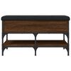 vidaXL Schuhbank Braun Eichen-Optik 82x42x45 cm Holzwerkstoff