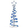 vidaXL LED Weihnachtsbaum mit Kugeln 100 LEDs Warmwei&szlig; 150 cm
