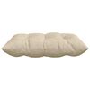 vidaXL Sitzkissen 2 pcs Creme 40 x 40 x 6 cm Stoff
