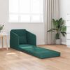 vidaXL Schlafsofa 60cm Dunkelgr&uuml;n Stoff