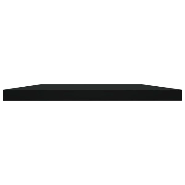 vidaXL B&uuml;cherregal-Bretter 4 Stk. Schwarz 60x20x1,5 cm Holzwerkstoff