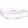vidaXL Eckbettgestell mit Kopfteil Dunkelgrau 90 cm x 200 cm Samt