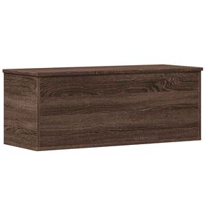 vidaXL Truhe Braun Eichen-Optik 90x35x35 cm Holzwerkstoff