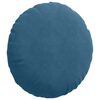 vidaXL Sitzkissen 2 pcs Blau &Oslash; 80 x 29 cm Samt