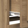 vidaXL Sideboards 2 pcs Artisan-Eiche 70 x 35,5 x 67,5 cm