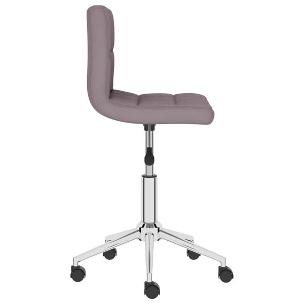 vidaXL Esszimmerstuhl Drehbar Taupe Stoff