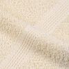 vidaXL Handt&uuml;cher FROGN 4 Stk. Creme 100x200 cm 360 g/m&sup2;