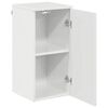 vidaXL Badezimmerschrank Wandmontiert Hochglanz Wei&szlig; 30 x 31,5 x 61 cm