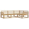 vidaXL Outdoor-Sofagarnitur 4 pcs Wei&szlig; 250 x 170,5 x 73 cm
