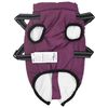 vidaXL Hundemantel mit Geschirr Wasserdicht Reflektierend Lila L32