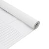 vidaXL Selbstklebende Fensterfolie Frostiges Wei&szlig; 45 x 1000 cm PVC