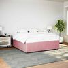 vidaXL Bettgestell Rosa 180x200 cm Samt