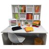 Exacompta Big-Box Schubladenbox Black Office mit 4 Laden Wei&szlig;