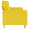 vidaXL 3-Sitzer-Sofa Hellgelb 180 cm Stoff