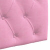 vidaXL H&auml;ngevorderseite Wandmontiert Rosa 100 x 55 x 7 cm Stoff